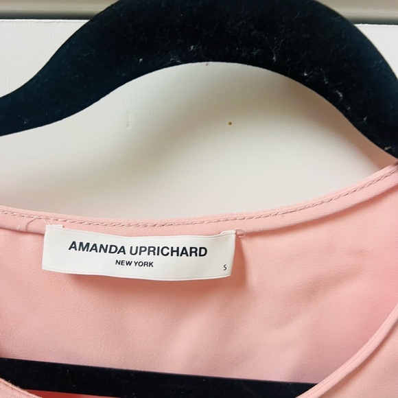 Amanda Uprichard Blush Puff Sleeve Blouse - Picture 3 of 4